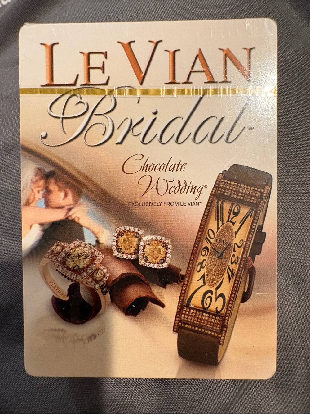 LeVian Bridal Jewelry - Chocolate Wedding (Rare) Deck of Playing Cards